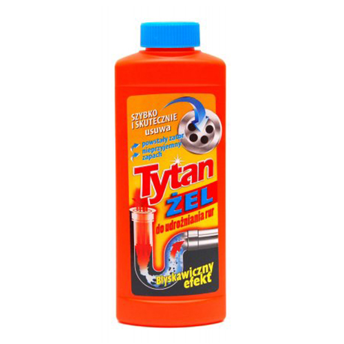 Гель для чищення каналізаційних труб TYTAN, 500г